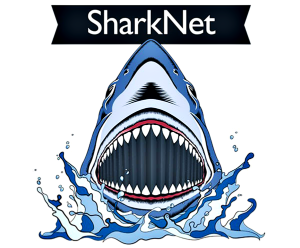 SharkNet logo - Marktleider in plisséhorren en insectenwering