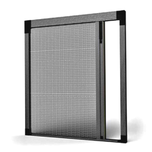 Horizontale plisséhor voor ramen met een soepel schuifsysteem, ontworpen voor effectieve bescherming tegen insecten en een helder zicht.